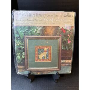 DMC Medieval Hound K682 The Lesley Teare Collection Counted Cross Stitch 4x4 Vtg